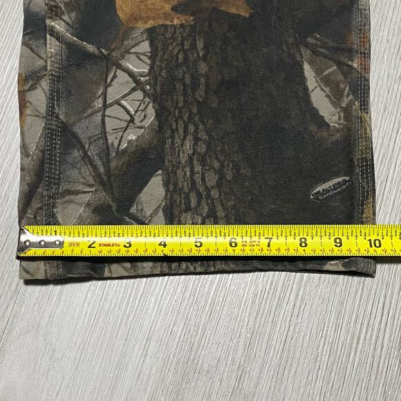 Vintage Carhartt Realtree Hardwood Camo B158 CMO Dungaree Fit Pants Jeans 42x32 - Picture 8 of 8